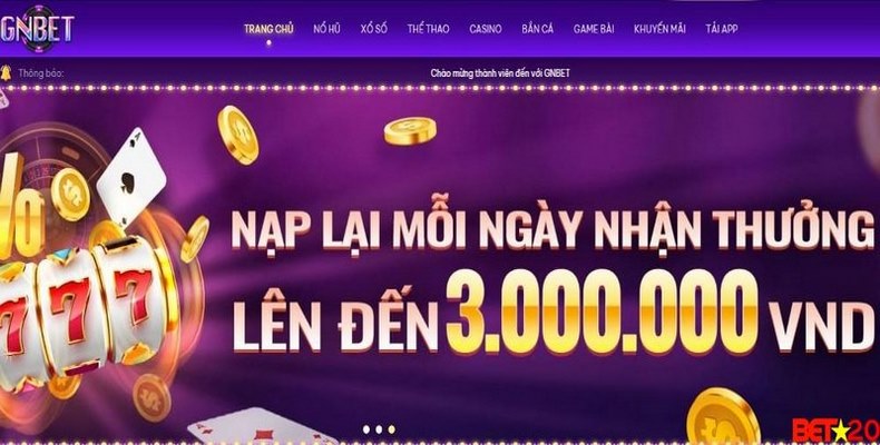 Gnbet chính là địa chỉ cá cược nổi lên từ năm 2020