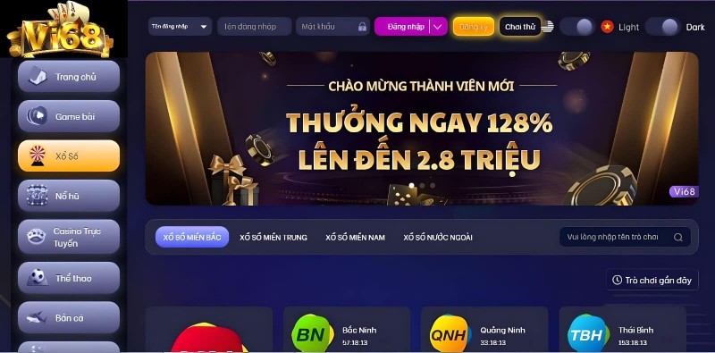 Giao diện ấn tượng